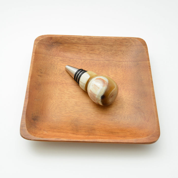 Horn Globe Wine Stopper