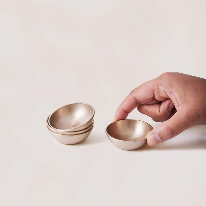 Bronze Kansa Dip Bowl, Set of 4